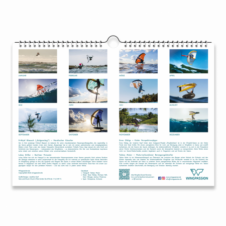 wingpassion kalender 2026 Übersicht