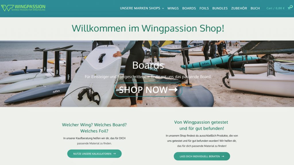 wingpassion shop Eröffnung
