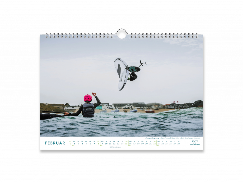 Wingpassion Kalender 2026 Februar