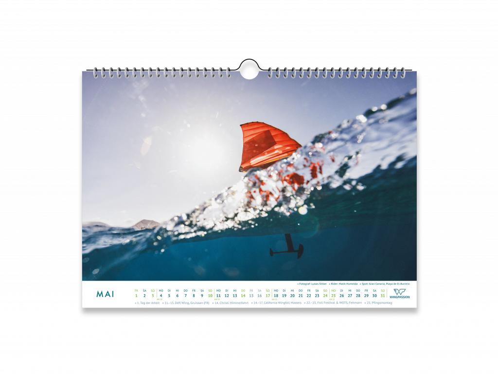 Wingpassion Kalender 2026 Mai