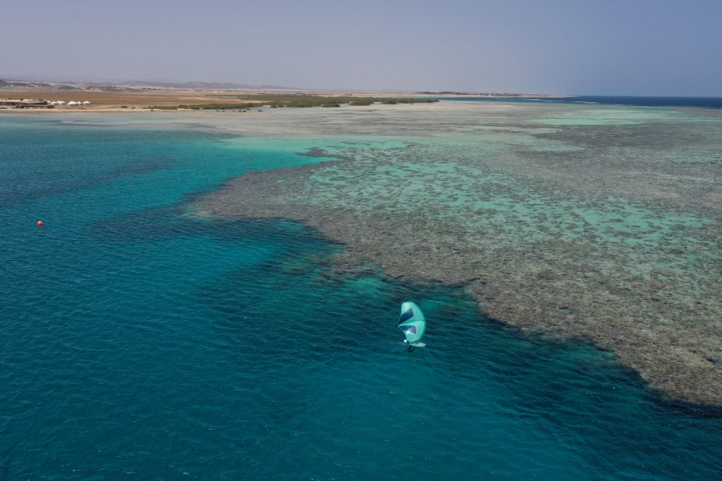 Wingfoilen Spot im Wadi Lahami Village Ägypten